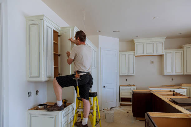 Open concept kitchen conversion in Masonic Home by JMT Kitchen Cabinet